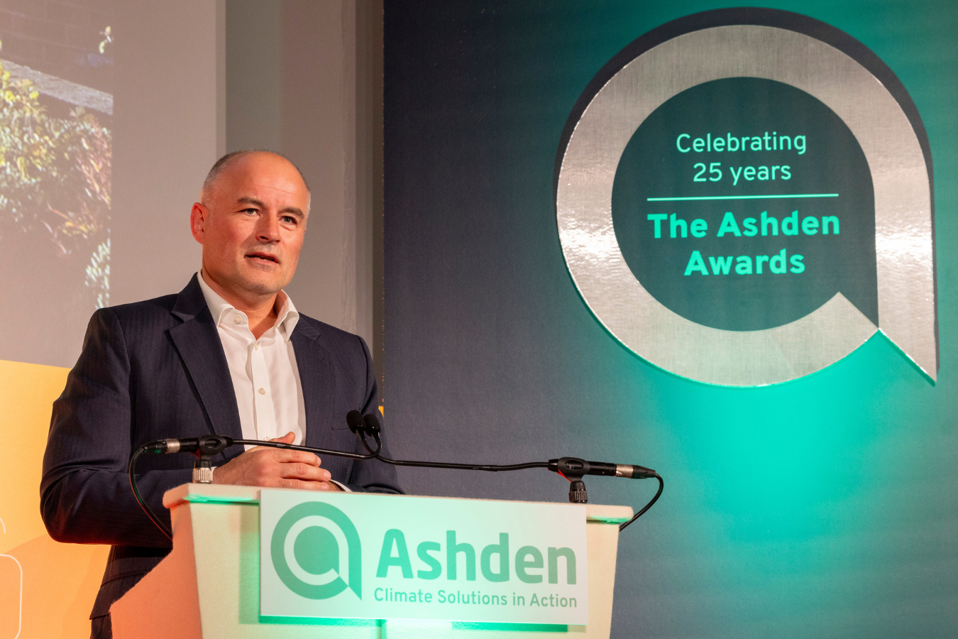 Russell Smith speaking at Ashden Awards